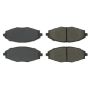 CENTRIC PARTS 102.13210 C-Tek Semi-Metallic Brake Pads with Shims
