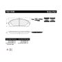 CENTRIC PARTS 102.13240 C-Tek Semi-Metallic Brake Pads with Shims
