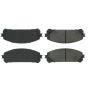 CENTRIC PARTS 102.13240 C-Tek Semi-Metallic Brake Pads with Shims