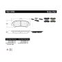 CENTRIC PARTS 102.13250 C-Tek Semi-Metallic Brake Pads with Shims