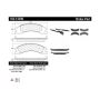 CENTRIC PARTS 102.13290 C-Tek Semi-Metallic Brake Pads with Shims