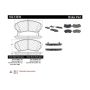 CENTRIC PARTS 102.13310 C-Tek Semi-Metallic Brake Pads with Shims