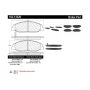 CENTRIC PARTS 102.13320 C-Tek Semi-Metallic Brake Pads with Shims