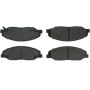 CENTRIC PARTS 102.13320 C-Tek Semi-Metallic Brake Pads with Shims