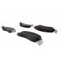 CENTRIC PARTS 102.13330 C-Tek Semi-Metallic Brake Pads with Shims