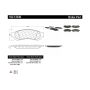CENTRIC PARTS 102.13340 C-Tek Semi-Metallic Brake Pads with Shims