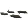 CENTRIC PARTS 102.13370 C-Tek Semi-Metallic Brake Pads with Shims