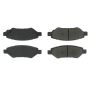 CENTRIC PARTS 102.13370 C-Tek Semi-Metallic Brake Pads with Shims