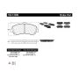 CENTRIC PARTS 102.13380 C-Tek Semi-Metallic Brake Pads with Shims
