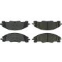 CENTRIC PARTS 102.13390 C-Tek Semi-Metallic Brake Pads with Shims