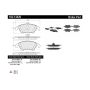 CENTRIC PARTS 102.13420 C-Tek Semi-Metallic Brake Pads with Shims