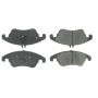 CENTRIC PARTS 102.13420 C-Tek Semi-Metallic Brake Pads with Shims