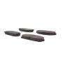 CENTRIC PARTS 102.13440 C-Tek Semi-Metallic Brake Pads with Shims
