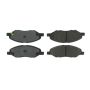 CENTRIC PARTS 102.13450 C-Tek Semi-Metallic Brake Pads with Shims