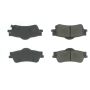 CENTRIC PARTS 102.13520 C-Tek Semi-Metallic Brake Pads with Shims