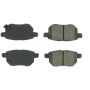 CENTRIC PARTS 102.13540 C-Tek Semi-Metallic Brake Pads with Shims