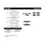 CENTRIC PARTS 102.13610 C-Tek Semi-Metallic Brake Pads with Shims