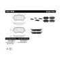 CENTRIC PARTS 102.13620 C-Tek Semi-Metallic Brake Pads with Shims