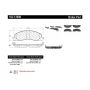 CENTRIC PARTS 102.13990 C-Tek Semi-Metallic Brake Pads with Shims