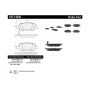 CENTRIC PARTS 102.14020 C-Tek Semi-Metallic Brake Pads with Shims