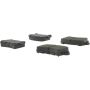 CENTRIC PARTS 102.14300 C-Tek Semi-Metallic Brake Pads with Shims