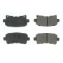 CENTRIC PARTS 102.14300 C-Tek Semi-Metallic Brake Pads with Shims