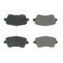 CENTRIC PARTS 102.14350 C-Tek Semi-Metallic Brake Pads with Shims