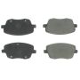CENTRIC PARTS 102.14370 C-Tek Semi-Metallic Brake Pads with Shims