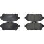 CENTRIC PARTS 102.14541 C-Tek Semi-Metallic Brake Pads with Shims