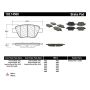CENTRIC PARTS 102.14560 C-Tek Semi-Metallic Brake Pads with Shims