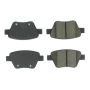 CENTRIC PARTS 102.14560 C-Tek Semi-Metallic Brake Pads with Shims