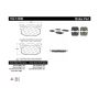 CENTRIC PARTS 102.14580 C-Tek Semi-Metallic Brake Pads with Shims