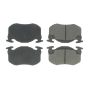 CENTRIC PARTS 102.14580 C-Tek Semi-Metallic Brake Pads with Shims