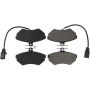 CENTRIC PARTS 102.14590 C-Tek Semi-Metallic Brake Pads with Shims
