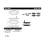 CENTRIC PARTS 102.14610 C-Tek Semi-Metallic Brake Pads with Shims