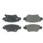 CENTRIC PARTS 102.14610 C-Tek Semi-Metallic Brake Pads with Shims