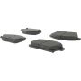 CENTRIC PARTS 102.14670 C-Tek Semi-Metallic Brake Pads with Shims