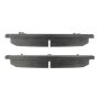 CENTRIC PARTS 102.14670 C-Tek Semi-Metallic Brake Pads with Shims