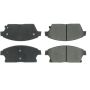 CENTRIC PARTS 102.14670 C-Tek Semi-Metallic Brake Pads with Shims