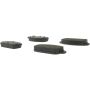 CENTRIC PARTS 102.14680 C-Tek Semi-Metallic Brake Pads with Shims