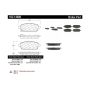 CENTRIC PARTS 102.14680 C-Tek Semi-Metallic Brake Pads with Shims