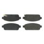 CENTRIC PARTS 102.14680 C-Tek Semi-Metallic Brake Pads with Shims
