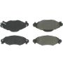 CENTRIC PARTS 102.14750 C-Tek Semi-Metallic Brake Pads with Shims