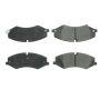CENTRIC PARTS 102.14790 C-Tek Semi-Metallic Brake Pads with Shims