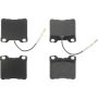 CENTRIC PARTS 102.14800 C-Tek Semi-Metallic Brake Pads with Shims
