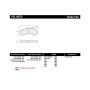 CENTRIC PARTS 102.14870 C-Tek Semi-Metallic Brake Pads with Shims