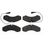 CENTRIC PARTS 102.14870 C-Tek Semi-Metallic Brake Pads with Shims