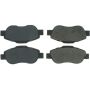 CENTRIC PARTS 102.14880 C-Tek Semi-Metallic Brake Pads with Shims