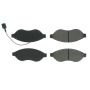 CENTRIC PARTS 102.14890 C-Tek Semi-Metallic Brake Pads with Shims