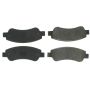 CENTRIC PARTS 102.14900 C-Tek Semi-Metallic Brake Pads with Shims